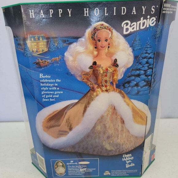 1994 Happy Holidays Special Edition Barbie Doll Mattel with Box - Picture 2 of 3
